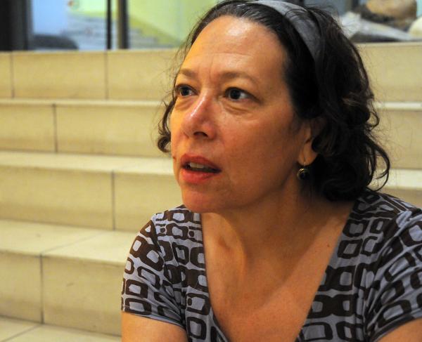 Holly Block, directora del Museo del Bronx, en declaraciones a la Agencia de Información Nacional (AIN), en el Museo Nacional de Bellas Artes, en La Habana, Cuba, el 14 de mayo de 2015. AIN FOTO/Abel PADRÓN PADILLA