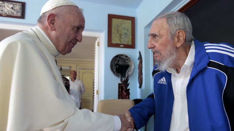 El encuentro informal entre Francisco y Fidel Castro fue este domingo en La Habana