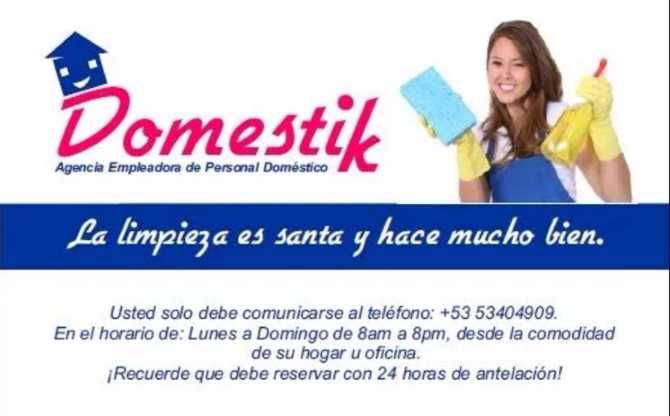 Agencia Empleadora de Personal Doméstico,Cuba,Santiago de Cuba,Idalmis Conde Mayet