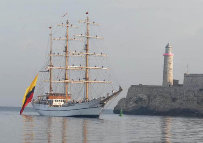 Arribará a La Habana buque escuela Guayas de la Armada de la República de Ecuador