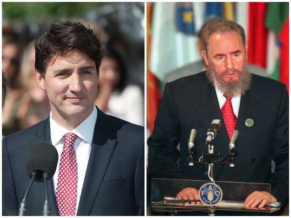 Desmienten que Justin Trudeau sea hijo de Fidel Castro