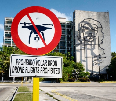 Prohibido volar drones en la Plaza de la Revolución de La Habana