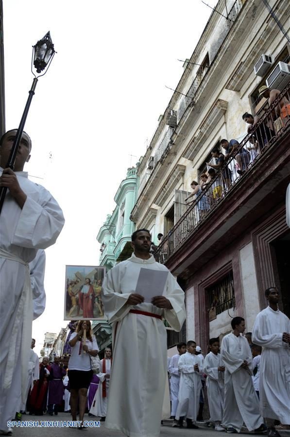 SEMANA SANTA Una representación de la Pasión de Cristo en La Habana (Fotos)