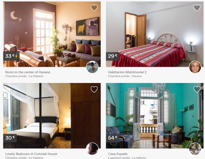 Cuba has 22,500 private rooms 