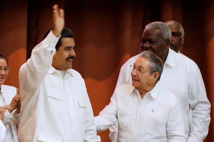 Under siege at home, Maduro gets support from regional allies in Cuba