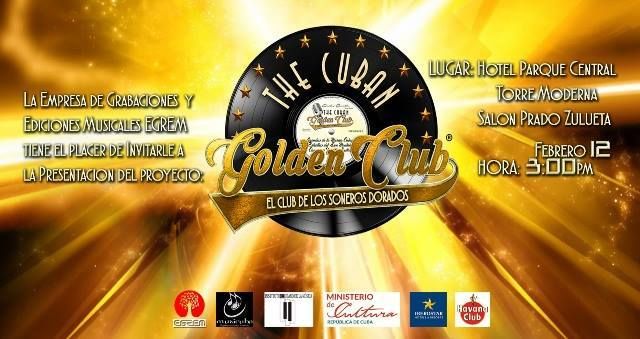  Presented in Havana new musical project "The Cuban Golden Club"