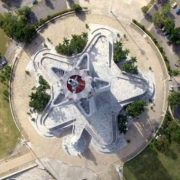 La Plaza de la Revolución vista de drone
