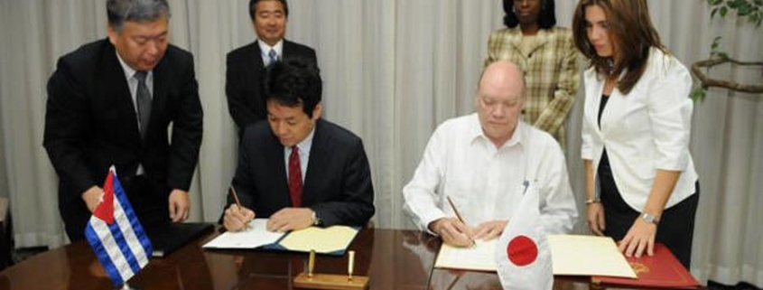 Cuba y Japón firmaron acuerdos jurídicos