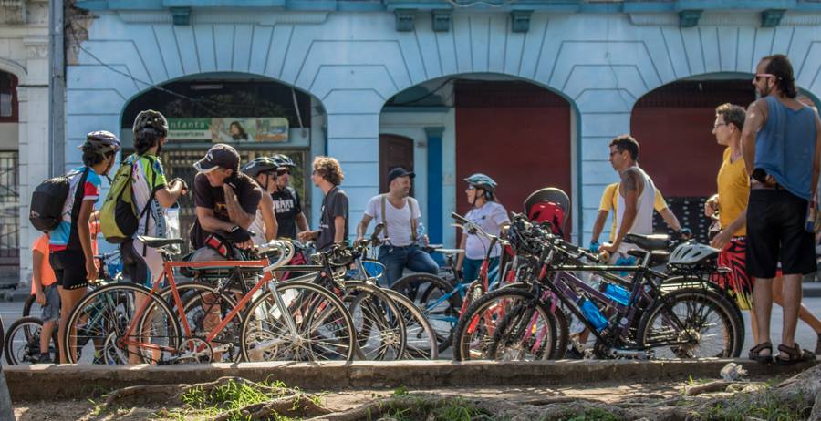 Bicicletas en La Habana por el Medio Ambiente