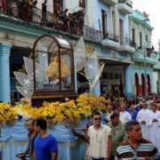Cubanos piden paz en el día de la virgen de la Caridad del Cobre, Santa Patrona de la isla