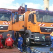 Llegan a La Habana camiones recolectores de basura desde Austria