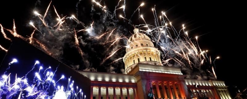 La Habana festejó su 500 aniversario con una gala musical y fuegos artificiales en el Capitolio