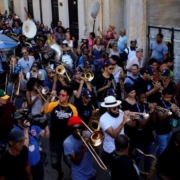Festive New Orleans conga in Havana defies Trump Cuba policy