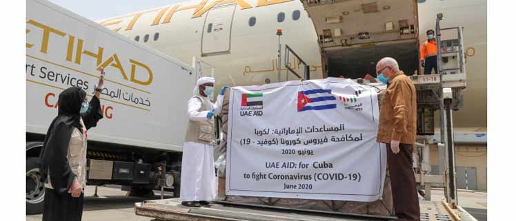 Emiratos Árabes Unidos envía ayuda médica a Cuba