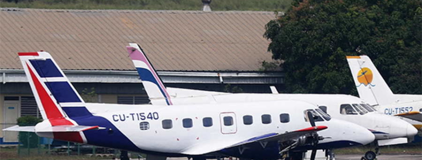 Incidente de aeronave de Cubana que cubría la ruta Gerona-La Habanae