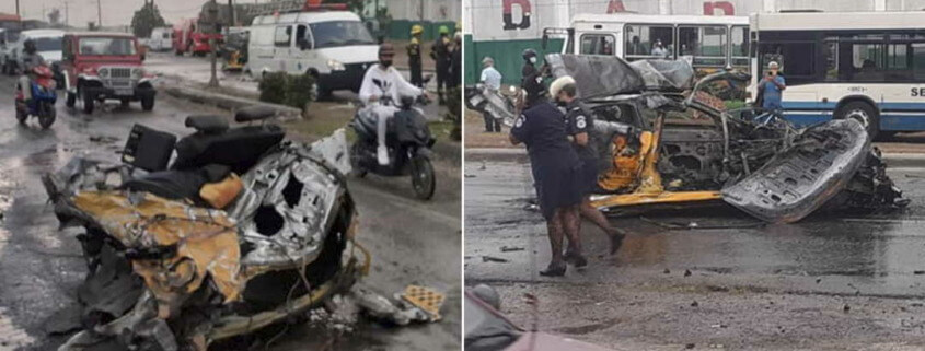 Nuevas imágenes del accidente múltiple ocurrido este lunes en la Vía Blanca