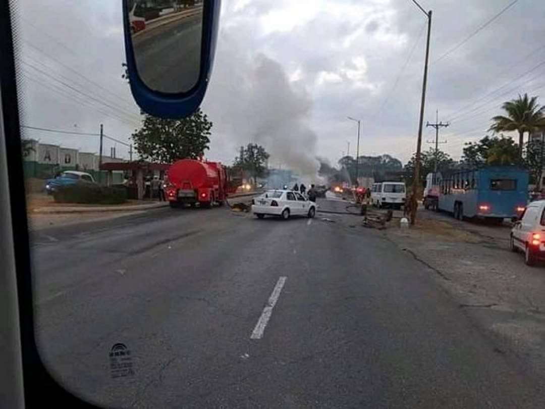  Reportan accidente masivo de tránsito en La Habana 