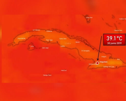 Cuba bate récords de temperaturas máximas