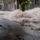 Fuertes inundaciones en Manzanillo