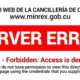 MINREX denuncia ciberataque a su sitio web oficial