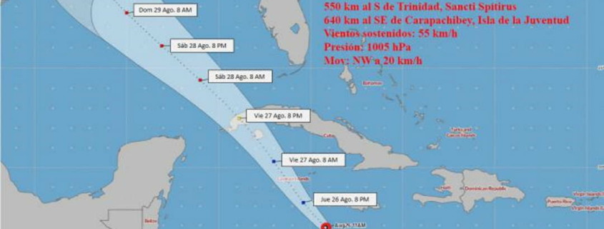 Alertas de tormenta tropical en Cuba y las Islas Caimán por depresión Nueve
