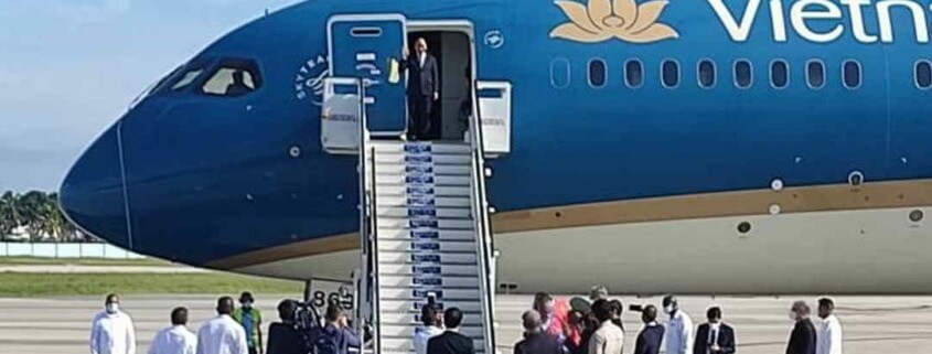Presidente de Vietnam llega a Cuba de visita oficial