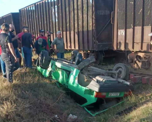 Segundo accidente de automóvil y tren en menos de una semana en Cuba