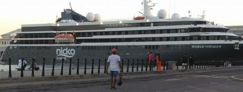 Crucero alemán recorre puertos cubanos