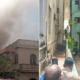 Sofocan incendio en viviendas frente al hotel Habana Libre
