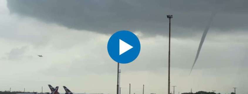 An Airbus A350 dodges a tornado while landing in Havana