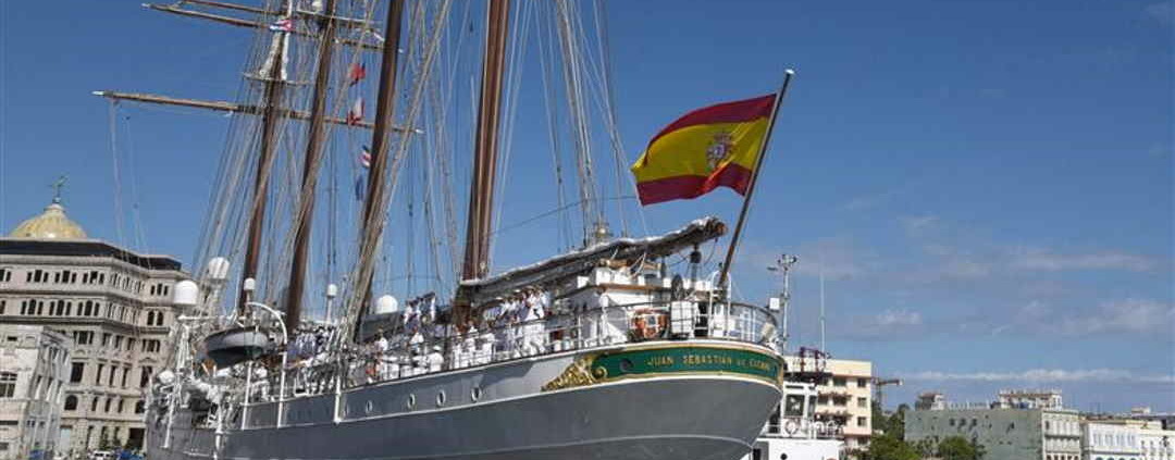 Arriba a puerto de La Habana buque de Real Armada Española