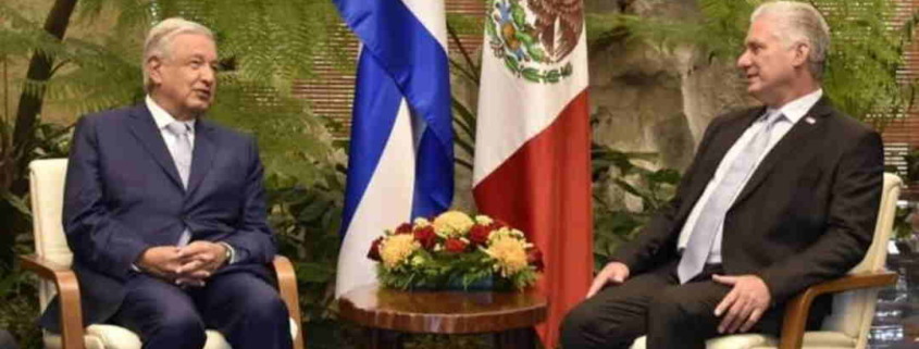 Díaz-Canel reçoit López Obrador avec les honneurs à Cuba