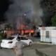 Un ómnibus se incendia en un paradero de La Habana