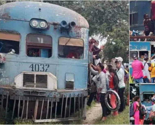Imágenes del tren de Las Tunas a Manatí hacen estallar las redes