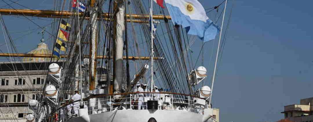 Visita La Habana buque de la Armada argentina