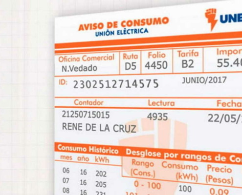 Empresa eléctrica dejará de enviar factura impresa a clientes en La Habana