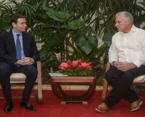 Cuban President highlights meeting with CEO of Pernod Ricard