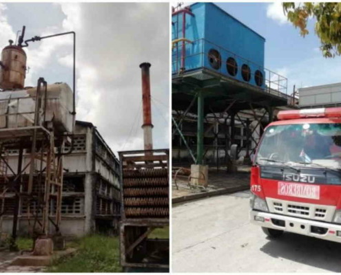 Fuga de amoníaco en Fábrica de Cervezas Tínima en Camagüey