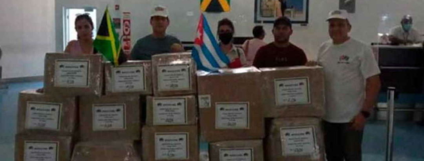 Jamaica envió cargamento con insumos médicos a Matanzas
