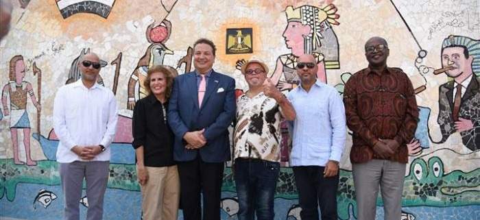De Jaimanitas para Egipto, obra de José Fuster es inaugurada en La Habana