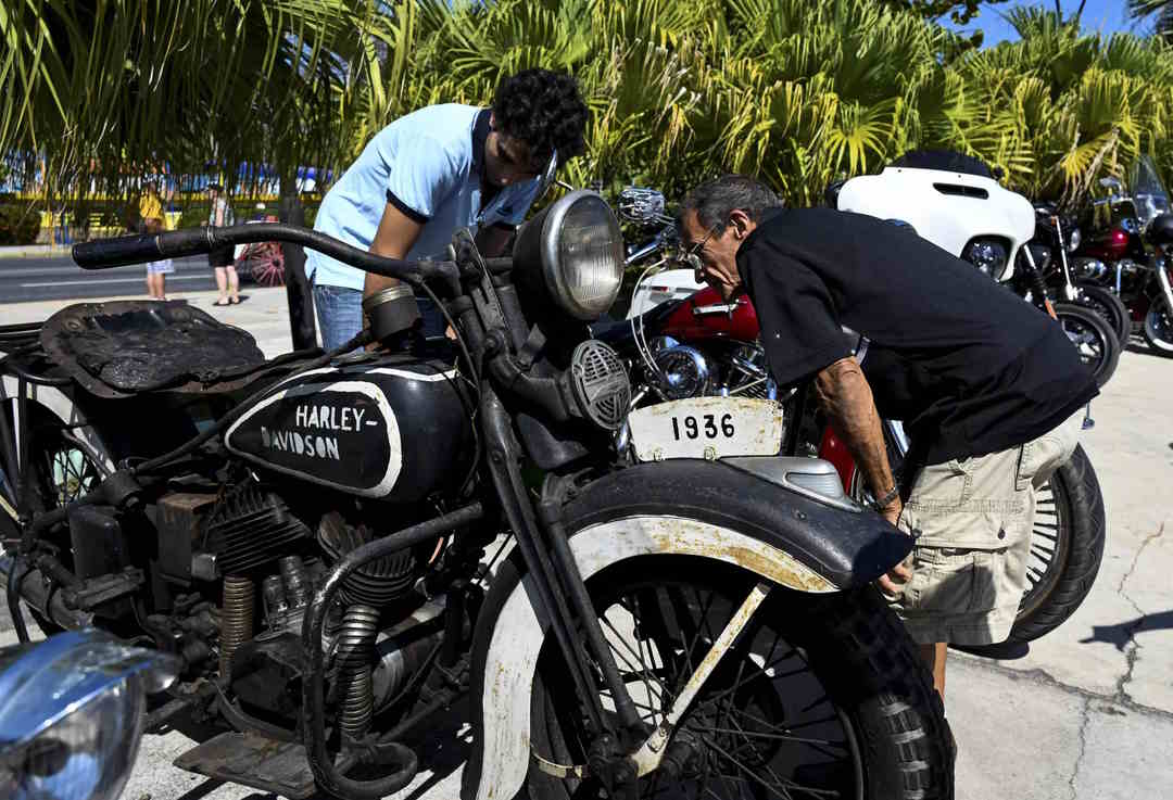 Fans of the Harley-Davidson legend meet in Varadero