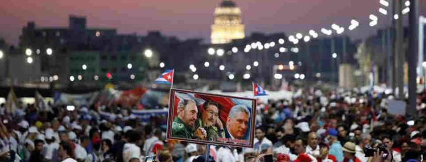 Cuban May Day march five days late held up by weather