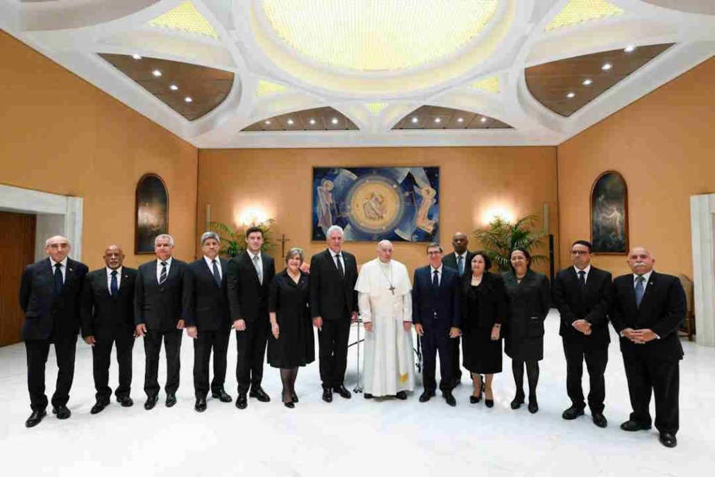 Díaz-Canel se reúne con el Papa Francisco en el Vaticano 