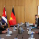 Díaz-Canel se reúne con Olaf Scholz en Bruselas