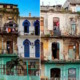 Fotografías del antes y después del derrumbe en La Habana