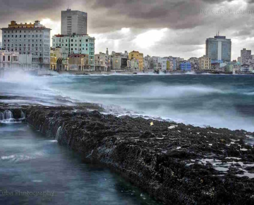 Project to solve flooding on the Havana boardwalk inaugurated in Spain