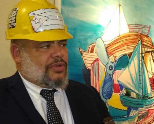 Cuban artist Kcho inaugurates his third exhibition in the Vatican