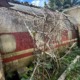 Remains of a crashed plane are part of a house in Havana