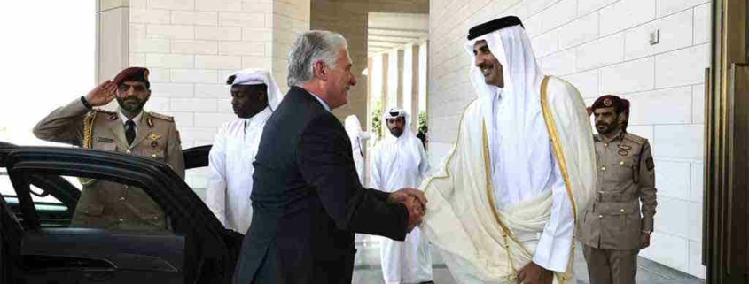 Emir of Qatar highlighted conversations with president of Cuba