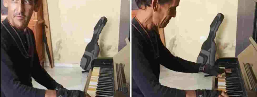 Cubano en situación de calle en la isla sorprende por su talento para el piano